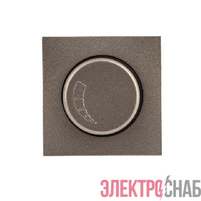 Панель лицевая Валенсия для светорегулятора 600Вт 220В графит PROxima EKF ESD06-L-101-60
