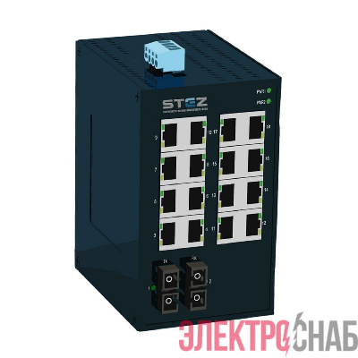 Коммутатор промышленный STEZ1016-2SFP-T СТЭЗ 70310009