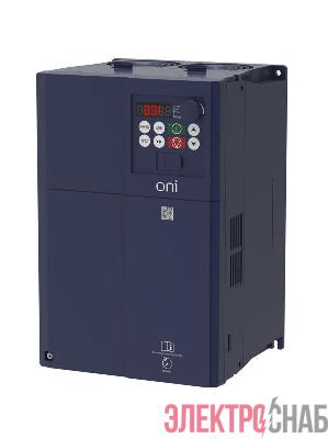 Преобразователь частоты FC-431 380В 3Ф 15-18.5кВт 32-38А встроен. тормозной модуль ONI FC-431-33-15G18PT