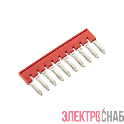 Перемычка вставная для клемм на 4кв.мм 10-и полюсная DKC SBF-10-6