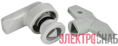Замок для корпуса ЩМПп с ключом под треугольник IEK MKP10D-ZP-T8