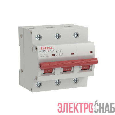 Выключатель автоматический модульный max типа MD125H 10кА 3п D 125А YON MD125H-3PD125