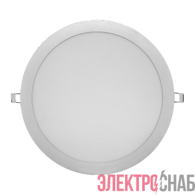 Светильник светодиодный 90 148 OLP-R1-24W-R300-6.5K-WH-LED 24Вт 6500К IP20 1600лм 176-264В d300 встраив. круг DOWNLIGHT ОНЛАЙТ 90148