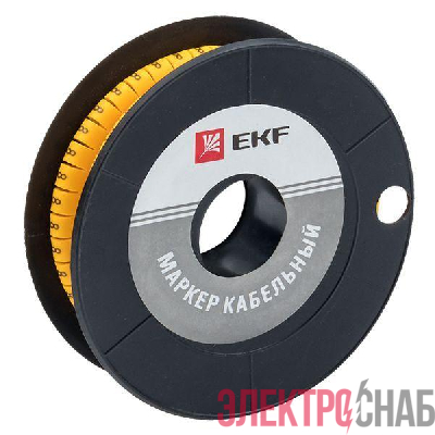 Маркер каб. 1.5кв.мм "8" (к-1000ед) (ЕС-0) EKF plc-KM-1.5-8