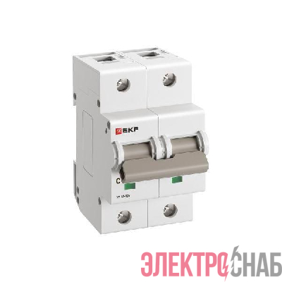 Выключатель автоматический 2п C 25А 15кА ВА 47-125 PROxima EKF mcb47125-2-25C