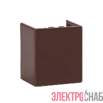 Соединитель 25х16 под темн. дерево Plast PROxima (уп.4шт) EKF cond-25-16x4
