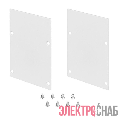 Заглушка LINE-S-5075 WHITE глухая металл (комплект) Arlight 041866