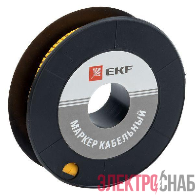 Маркер каб. 1.5кв.мм &quot;2&quot; (к-1000ед) (ЕС-0) EKF plc-KM-1.5-2