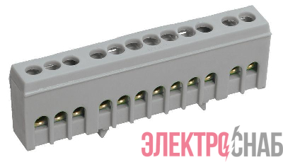 Шина L "фаза" в корп. изоляции на DIN-рейку ШНИ-6х9-16-К-Ср IEK YNN10-69-16KD-K02