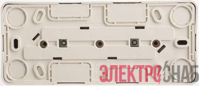 Розетка 3-м ОП Этюд 16А IP20 250В без заземл. без защ. шторок сосна SE PA16-009D