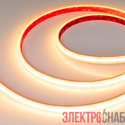 Лента светодиодная RTW-PS-A240-12mm 24V Warm 2400К 19Вт/м IP67 CRIgt;90 герметичная (уп.5м) Arlight 052650