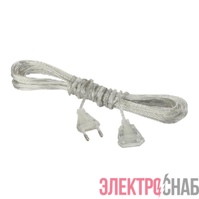 Удлинитель для гирлянд GE-5 прозр. 5м ФАZА 5047594