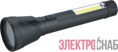 Фонарь светодиодный ручной 95 738 NPT-CP30-ACCU пласт. 1LED 4Вт+1COB 2Вт Li-Ion 3.7В 4реж IPX2 NAVIGATOR 95738