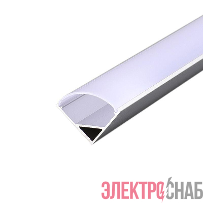 Комплект углового алюм. профиля с рассеивателем 16х16мм 1м Rexant 146-402-1