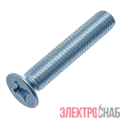 Винт М 4х16х16 DIN 965 потай цинк (уп.16шт) европодвес СТРОЙМЕТИЗ 309416116