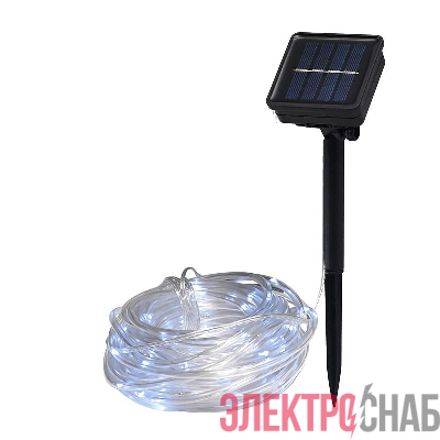 Светильник светодиодный садовый SLR-G06-100W 100LED дюралайт (заменяемый Ni-MH 500мА.ч аккумулятор) бел. ФАZА 5060098