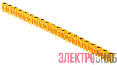 Маркер открытого типа KE 1.5-2.5кв.мм символ "MP" (уп.200шт) IEK UMK-KE2-MP