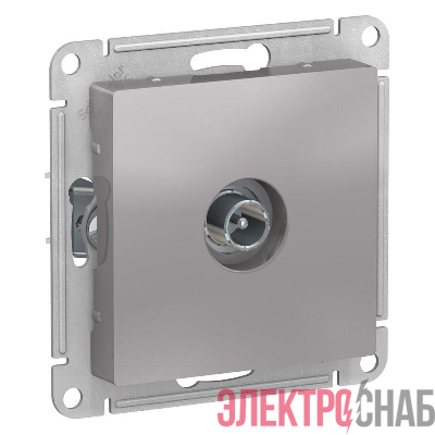 Розетка телевизионная оконечная TV AtlasDesign 1дБ механизм алюм. SE ATN000391