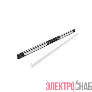 Светильник светодиодный Black 12Вт 4000К IP20 1050лм 170-264В 865х22х37мм ДВО линейный накладной бел. GAUSS 130511212