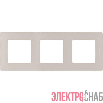 Рамка 3-м Etika сл. кость IEK 672513