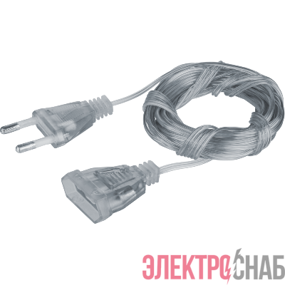 Удлинитель 3м 95 076 NPE-G-02 для подключения светодиодных гирлянд NAVIGATOR 95076