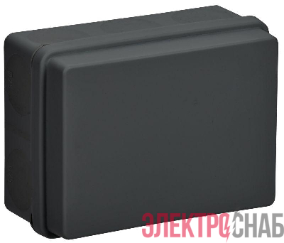 Коробка распаячная ОП КМ42441 150х110х70мм IP67 10вводов черн. IEK UKO21-150-110-070-K02-66