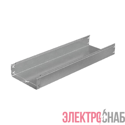 Лоток листовой неперфорированный 300х100 L3000 сталь 1мм "Быстрый монтаж ПЛЮС" LNplus100-300-1.0-3000 оцинк. КМ PL0373