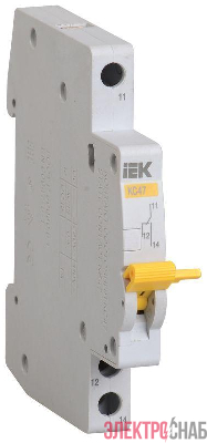 Контакт состояния КС47 новая серия на DIN-рейку KARAT IEK MVA01D-KS-1