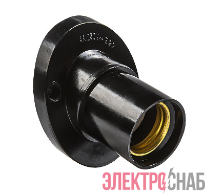 Патрон E27 Ф П-02 E27 карболитовый настенный IN HOME 4690612032252