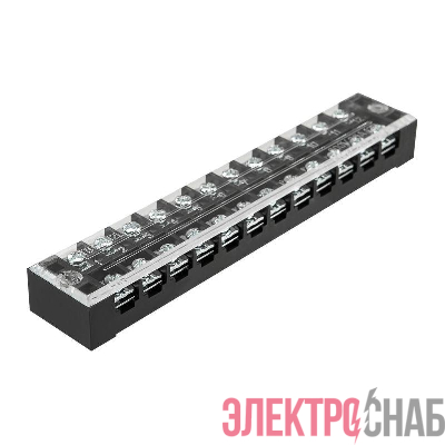 Блок зажимов клеммный БЗН ТВ-2512 2.5кв.мм 25А 12 пар Rexant 11-2157