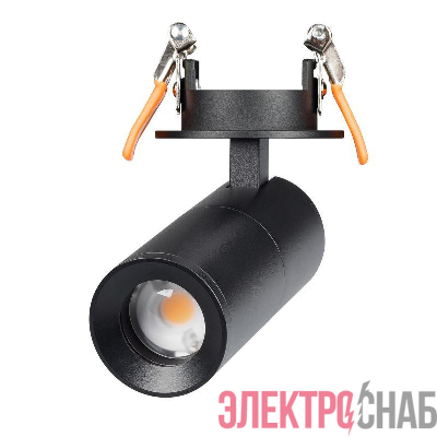 Светильник светодиодный LGD-ARTEMIS-BUILT-FLAP-R55-12W Warm3000 (BK 8-80 deg 230В) IP20 металл Arlight 051796