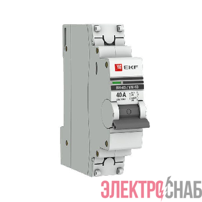 Выключатель нагрузки 1п 40А ВН-63 PROxima EKF SL63-1-40-pro