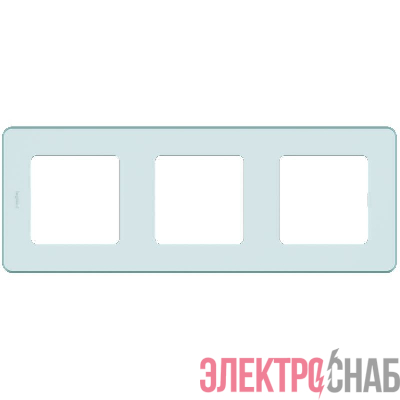 Рамка 3-м СП Inspiria IP20 мятн. IEK 673955