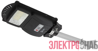 Светильник 20Вт 5000К IP65 400лм консольный на солнечной батарее SMD с кронштейном с датчиком движения ПДУ Эра Б0046798