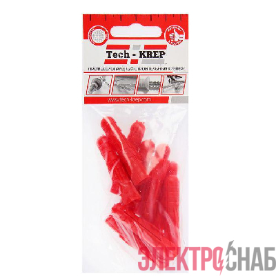 Дюбель распорный 10х50 тип Т трехсегментный (пакет) (уп.10шт) Tech-Krep/Zitar 111484