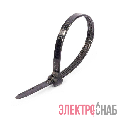 Хомут нейлоновый КСЗ 5х250 черн. (уп.100шт) Fortisflex 90333