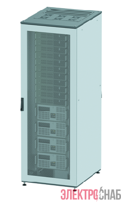 Шкаф напольный 24U 600х800 2 перфорир. двери; крыша укомплектована вводом и заглушками DKC R5IT2468PF