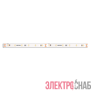 Лента светодиодная 4.8Вт/м 24В 4000К 5мм IP20 SMD2835 80 LED/м (уп.5м) VARTON VLS-20-048-2835-05-080-40