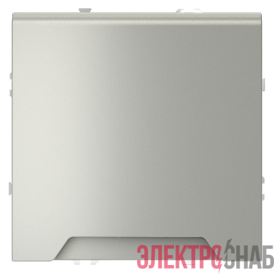 Розетка 1-м СП S70 16А с заземл. защ. шторки + крышка механизм сталь Voltum VLS040305