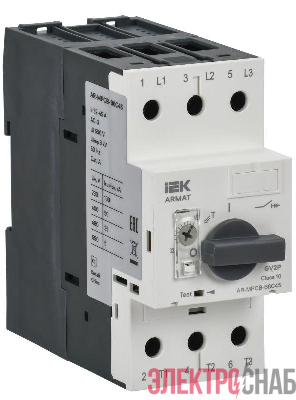 Выключатель автоматический защиты двигателя B6 GV2P 32-45А ARMAT IEK AR-MPCB-B6C45