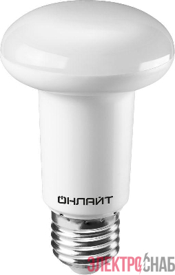 Лампа светодиодная 71 654 OLL-R63-8-230-4K-E27 8Вт 4000К нейтр. бел. E27 800лм 176-264В ОНЛАЙТ 71654