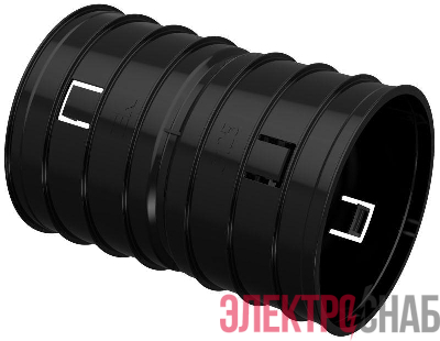 Муфта соединительная для двустенной трубы d125мм ELASTA IEK CTA12D-M125-K02-R
