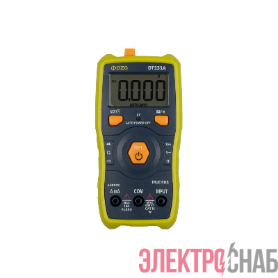 Мультиметр смарт цифровой DT131A встроен. фонарь ФАZА 5061781