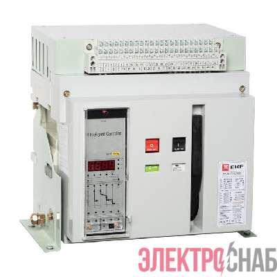 Выключатель автоматический 3п 3200/2500А 80кА ВА-45 PROxima стац. EKF mccb45-3200-2500
