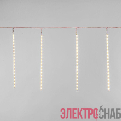 Гирлянда светодиодная "Тающие сосульки" 3.5м 8 сосулек х50см шаг 40см 240LED тепл. бел. 3.6Вт 230В IP20 Neon-Night 256-416