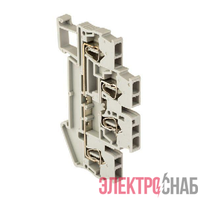 Колодка клеммная ST-4 31А двойн. пружинная сер. EKF plc-jxb-st-4-4-2