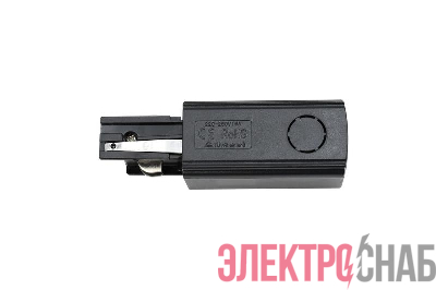 Аксессуар к шинопроводу трехфазному 3P PTR EC-BL Left левый Pro+ черн. JazzWay 5062856