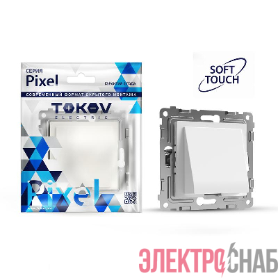 Вывод кабеля СП Pixel IP20 механизм айс TOKOV ELECTRIC TKE-PX-CP-C34
