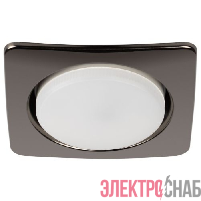 Светильник под лампу Gx53 квадр. 220В 13Вт черн. металл ЭРА Б0048957