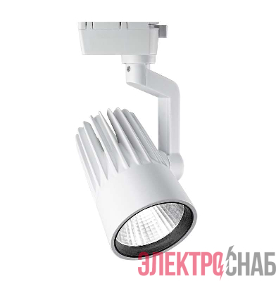 Светильник светодиодный трековый PTR 0130-2 30Вт 4000К IP40 24град. WH бел. JazzWay 5022737